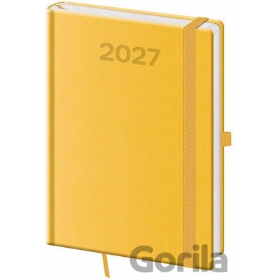 Helma A5 Denní 2027 Print Pop žlutý