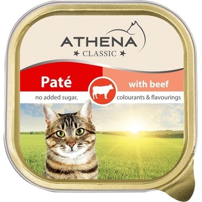 Athena - Пастет за израснали котки с говеждо 100гр
