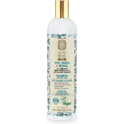 Natura Siberica Super Siberica Mint Berёza & Retinol Shampoo for Oily Hair 400 ml