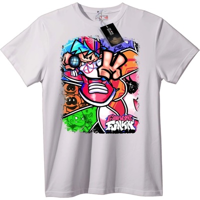 NOONEBRAND Тениска Friday Night Funkin' - 2XL, Black