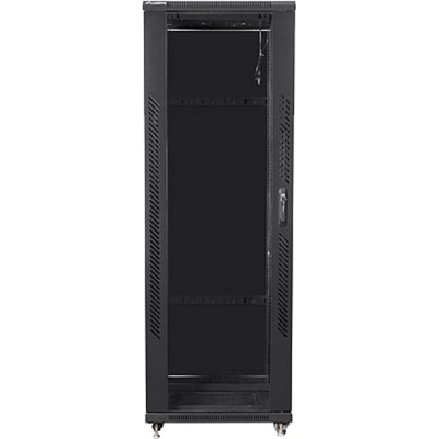 Lanberg rack cabinet 19" free-standing 47U / 800x800 self-assembly flat pack, black (FF01-8847-12B)