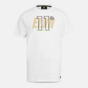 11 Degrees Мъжка тениска 11 Degrees Mytton Graphic T-Shirt Mens - White/Stone