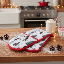 Bbk Vánoční Dvojitá Kuchyňská Chňapka Christmas Penguin 86 x 17 cm