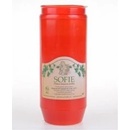 Bolsius Sofie červená 240 g