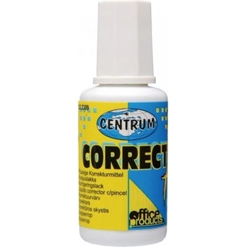 Centrum Коректор с четка Centrum, ацетонова основа, 20ml, бял (OK732)