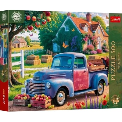 Trefl Premium Plus: Европейско първенство за пъзели Син микробус - пъзел от 500 части (37612)