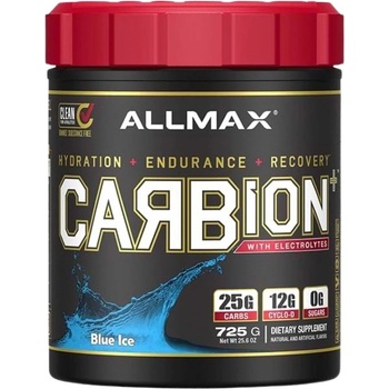 AllMax Nutrition Carbion+ | Electrolyte Hydration Drink with Cyclic Dextrin [725 грама] Blue Ice