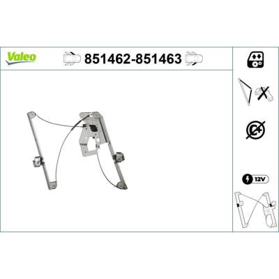 Zvedací zařízení oken VALEO 851462