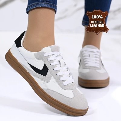 Обувки естествена кожа HY04 Beige