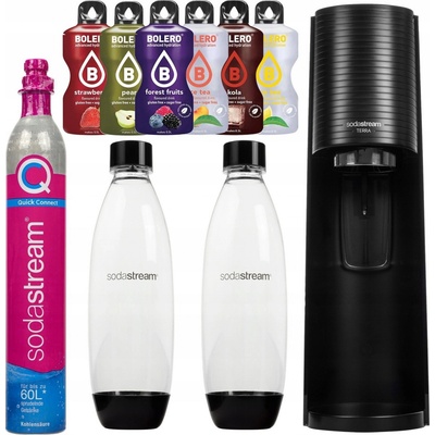SodaStream Terra čierna + 2 Flaše