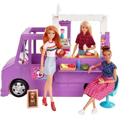 Barbie Street Food mobilní bufet s panenkou