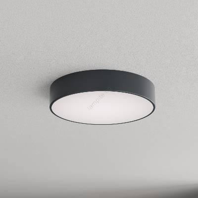 Brilagi - Таванно осветително тяло за баня CLARE 3xE27/24W/230V Ø 40 см антрацит IP54 (BG5222)