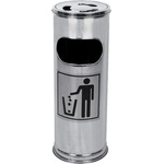 Пепелник стоящ Inox Ф20x58 cm (2709003-80) - officebox