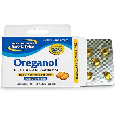 North American Herb & Spice Oreganové kapsle P73 Original Strength 10 kapslí