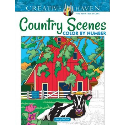 Creative Haven Country Scenes Color by Number | George Toufexis