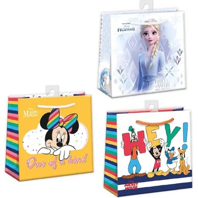 Dárková papírová taška Argus Frozen 2 / Minnie Mouse / Mickey Mouse 16 × 16 cm - 1 kus