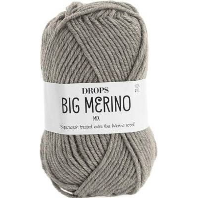 Příze DROPS Big Merino mix 21 - tmavá béžová