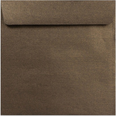 Perleťové obálky - 170 x 170 mm - Bronzová