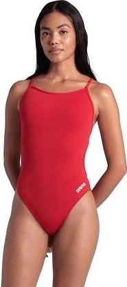 Arena Performance Solid Lace Back Red/White