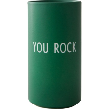 Design Letters Ваза или свещник Favourite YOU ROCK зелена (10101005GGYOUROCK)