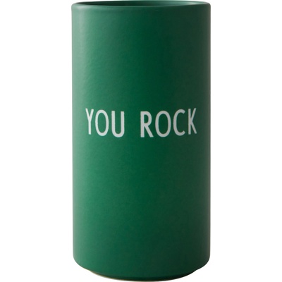 Design Letters Ваза или свещник Favourite YOU ROCK зелена (10101005GGYOUROCK)