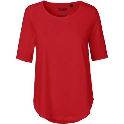 Neutral Dámske tričko s polovičným rukávom z organickej Fairtrade bavlny Červená