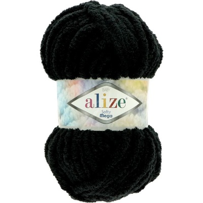 Alize Softy Mega 60 čierna
