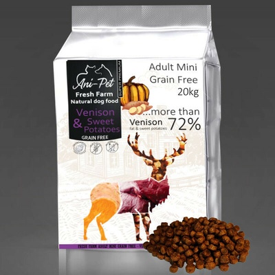 Fresh Farm GF Natural Dog Food Adult Mini Venison & Sweet Potatoes 12 kg