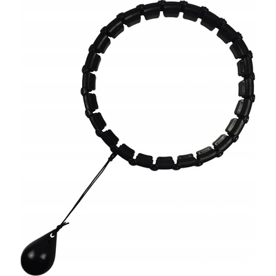 Enero Hula hoop 115 cm černá s cvočky