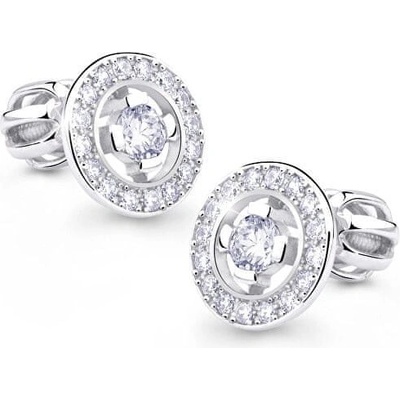Cutie Diamonds Pôsobivé kôstkové náušnice z bieleho zlata s briliantmi DZ6413-1988-30-00-X-2