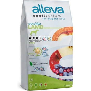 Alleva SP EQUILIBRIUM кучешка чувствителна агне и океанска риба възрастни мини/средни 2 кг