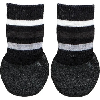 TRIXIE Dog Socks XL - Меки кучешки чорапи с гумено неплъзгащо покритие, 2 броя