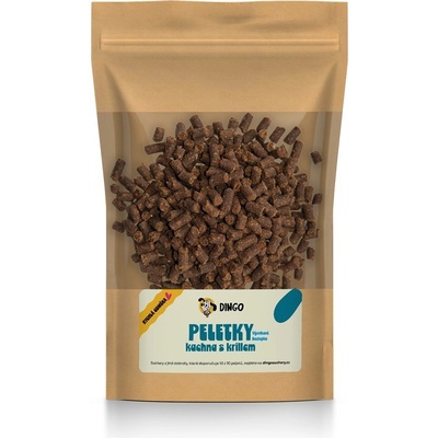 DINGO peletky kachna s krillem 150 g