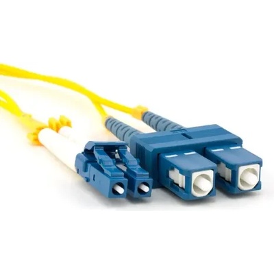 Brand-Rex Оптична корда BrandRex, 1m, 8/125 SM, LC - SC duplex connecotors (HOPLC008010SC203)