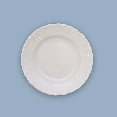 Tanier dezertný reliéfny Opera 17cm 240g Český porcelán Dubí