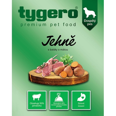 TYGERO 50 Adult střední plemeno jehněčí 12 kg