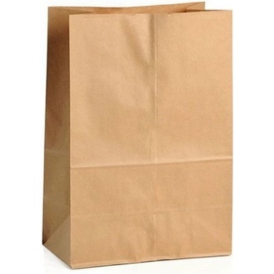 Jopka Papierová taška bez ručky 25x11x28cm Kraft (25/500ks) kartón