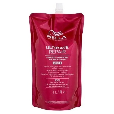 Wella Professionals Ultimate Repair Shampoo šampon pro šetrné mytí poškozených vlasů 1000 ml pro ženy