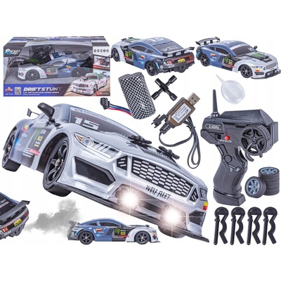 HB Toys Velké RC auto na dálkové ovládání pro drift 4WD LED 2,4GHz 1:16