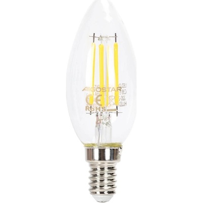 Aigostar B.V. LED Stmievateľná žiarovka VINTAGE C35 E14/4W/230V 6500K AI1705