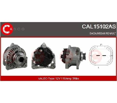 Generátor CASCO CAL15102AS