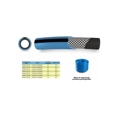 Polix Маркуч за компресор Polix Air Pro, Четирислоен, Ф 10 х 2.5 мм, 50 м