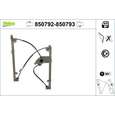 Zvedací zařízení oken VALEO 850792