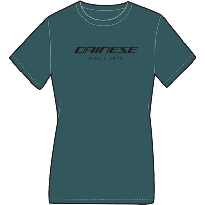 DAINESE tričko ESSENCE WORDMARK dámske green