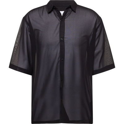 TOPMAN Риза черно, размер xxl