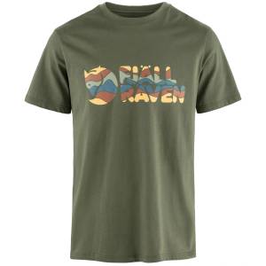 Fjall Raven Multicolor Logo T-shirt M Размер: L / Цвят: зелен