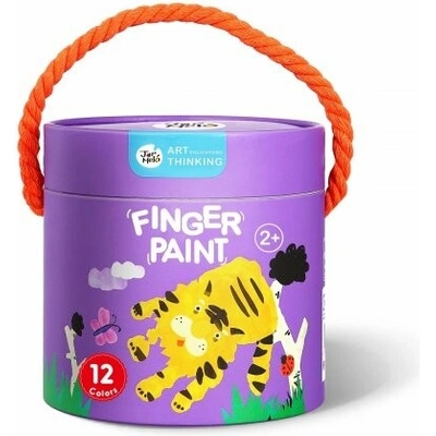 Prstové farby sada 12 farieb