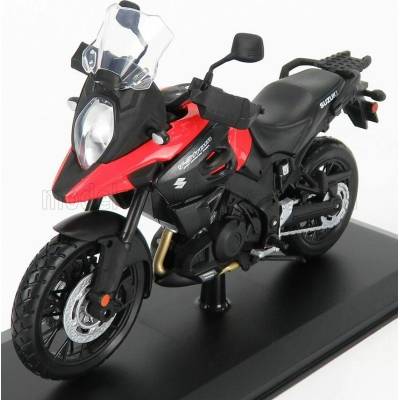 MAISTO SUZUKI V-STROM BLACK RED 1:12
