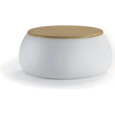 PLUST collection Stolík T Ball, čierna