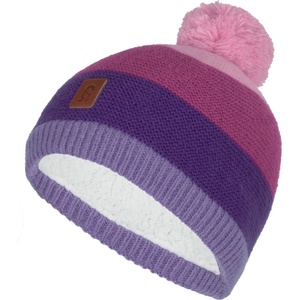 Trollkids Детска зимна шапка (beanie) Trollkids Kid's Gryllefjord Bobble Cap Beanie - Bright Berry / Dark Purple - размер 48-52 cm (904-2053-0111)